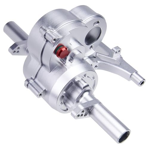 TOOMOD Aluminum Gearbox Gear Case Rear Axle kit for Tamiya Lunch BoxPumpkinGrasshopper Silvery - Image 5