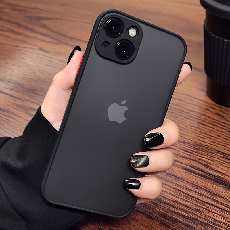 Luxurious Matte Armor Transparent Phone Case Navy Color Compatible With iPhone 11 Pro Max Wireless Charging - Image 2