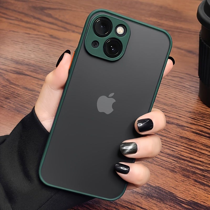 Luxurious Matte Armor Transparent Phone Case Navy Color Compatible With iPhone 11 Pro Max Wireless Charging - Image 4