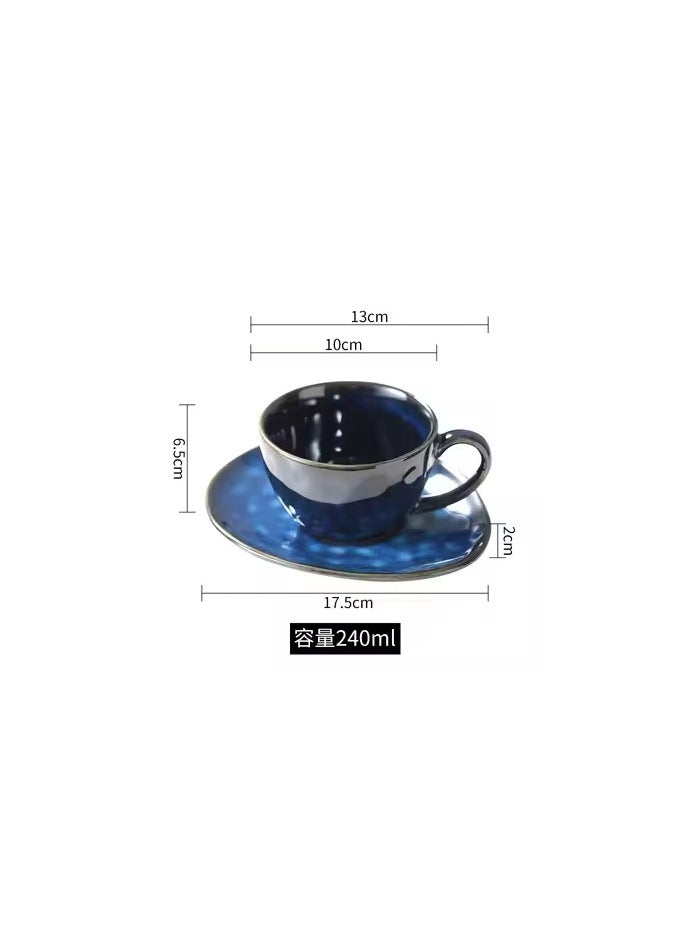 Qahwa Elegant coffee cup with saucer made of ceramic  - Image 2