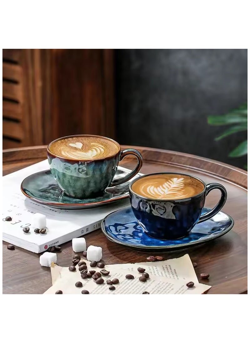 Qahwa Elegant coffee cup with saucer made of ceramic  - Image 4