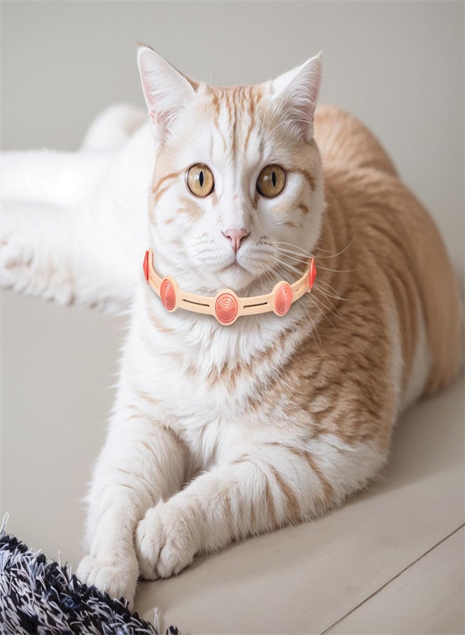 Zikra Flea Collar for Cat Kittens 32 Months Cat Flea and Tick Collar Protection 4 Pack Adjustable Flea Collar for Cats with Essential Oils Flea and Tick Prevention for Cats Collar - Image 2