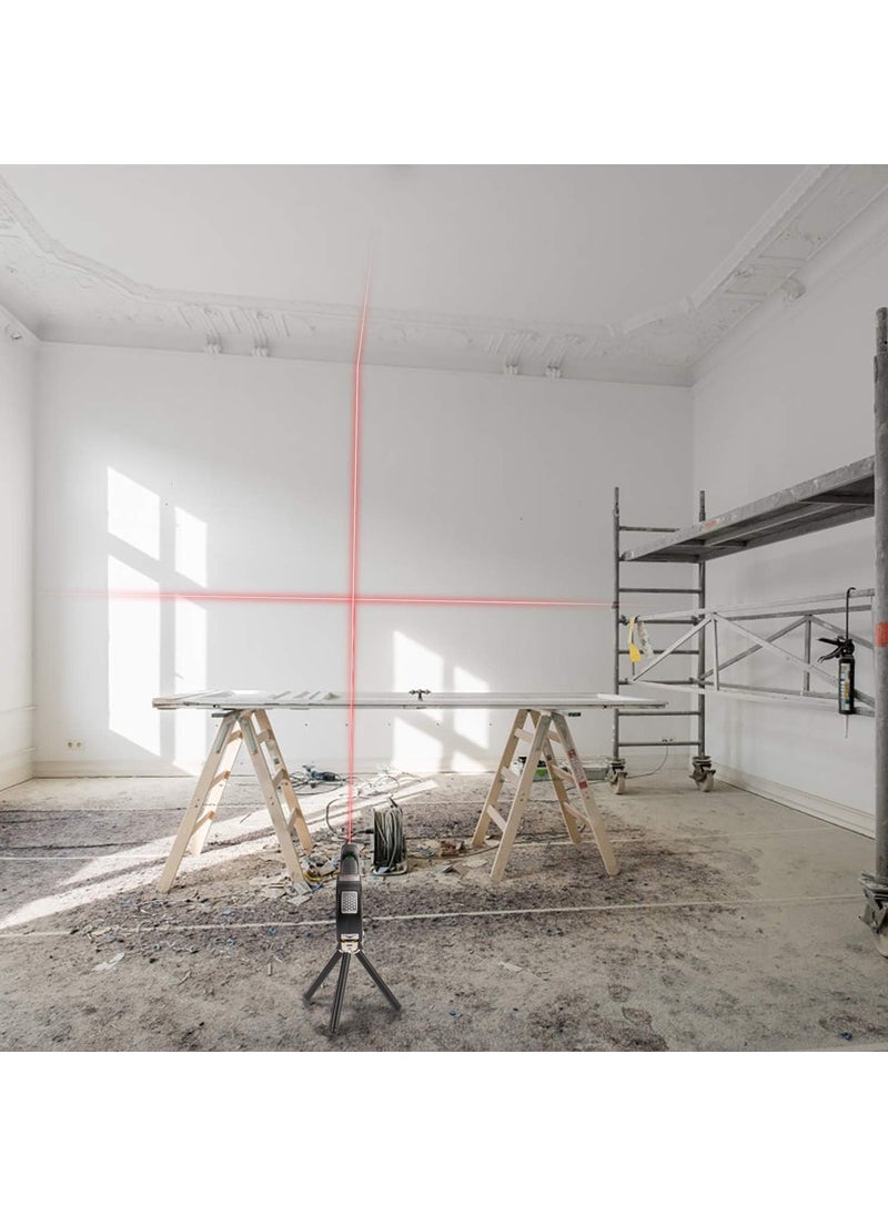 Do It Yourself DIY Crafts Right Angle 90 Degree Laser Level Cross Line Tiling Leveling Laser Beam Measurement Vertical Horizontal VerticalLaser Line Projection Square Level Laser Right Angle Yellow Black 2 Pcs  - Image 2