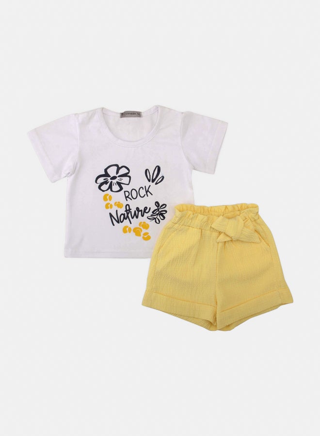 OWNKIDS Baby Girls Shorts Set  - Image 1