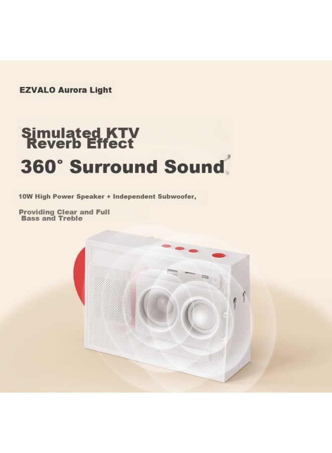 Lyrics Floating Display Bluetooth Speaker Wireless Karaoke Microphone, Creative Desktop Speaker, Gift For Best Friends, Parents, Housewarming, Graduation, Birthday Present - Image 2