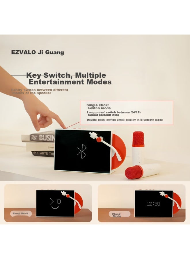 Lyrics Floating Display Bluetooth Speaker Wireless Karaoke Microphone, Creative Desktop Speaker, Gift For Best Friends, Parents, Housewarming, Graduation, Birthday Present - Image 3