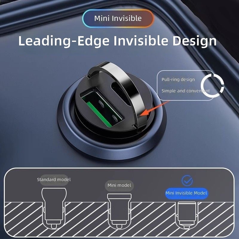 Cafele 140W Super Fast Car Charger with Dual USB Ports - Image 4