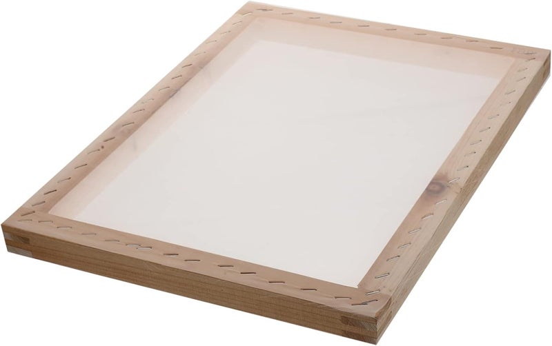 طقم إطارات DIY من Uonlytech، إطار شبكي خشبي للقمصان والقماش والزي الرسمي، قابل لإعادة الاستخدام والغسل، قطر داخلي 25 × 35 بوصة - Image 1
