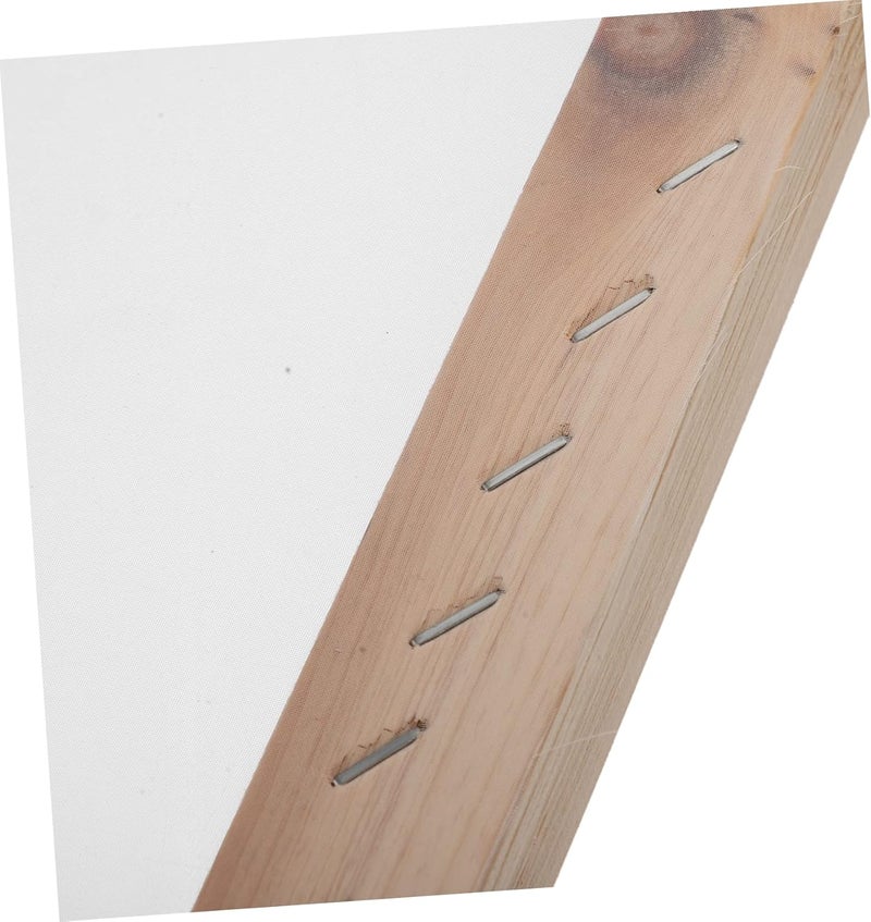 طقم إطارات DIY من Uonlytech، إطار شبكي خشبي للقمصان والقماش والزي الرسمي، قابل لإعادة الاستخدام والغسل، قطر داخلي 25 × 35 بوصة - Image 4