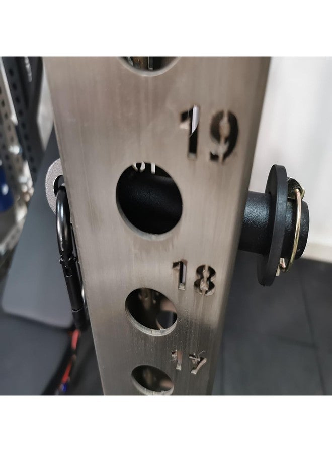حامل تمارين القرفصاء HUVIOVED Power Cage، ملحق رياضي منزلي، يناسب رفوف 3x3 بفتحة 1 بوصة - Image 5