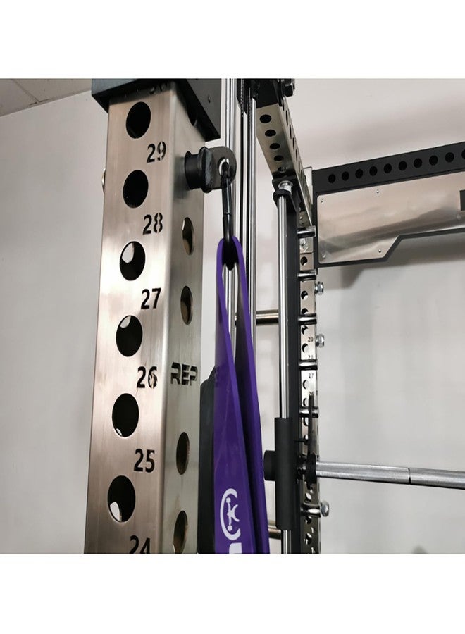 حامل تمارين القرفصاء HUVIOVED Power Cage، ملحق رياضي منزلي، يناسب رفوف 3x3 بفتحة 1 بوصة - Image 3