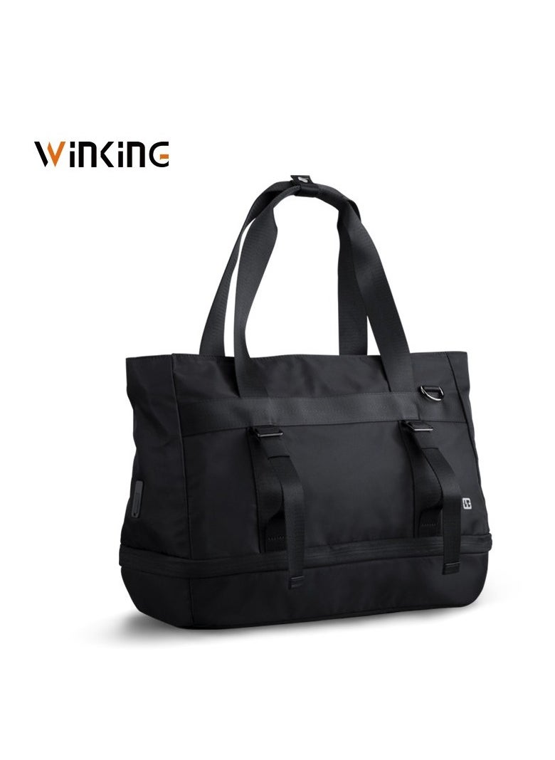 KINGSONS USB Portable Shoulder Fitness Bag  - Image 1