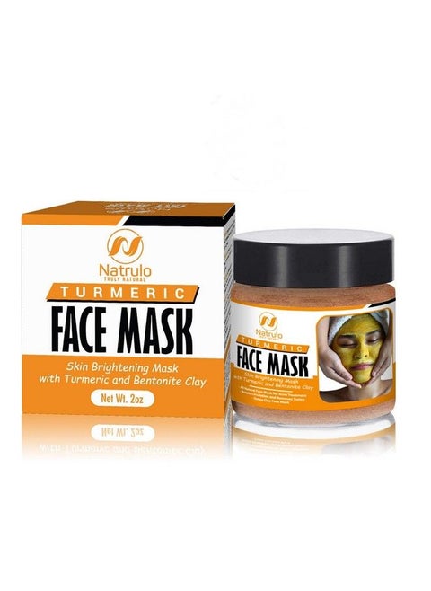 Turmeric Face Mask Skin Brightening Mask with Turmeric and Bentonite Clay AllNatural Face Mask for Acne Treatment Boosts Circulation and Removes Toxins Detox Clay Face Mask