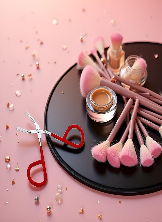 Junfamilee 1Pc Random Color Eyebrow Tweezer Stainless Steel Scissors Shaped Tweezer Slant Tip Tweezers Clip Hair Tweezers Beauty Tool for Women Girl Hair Removal - Image 5