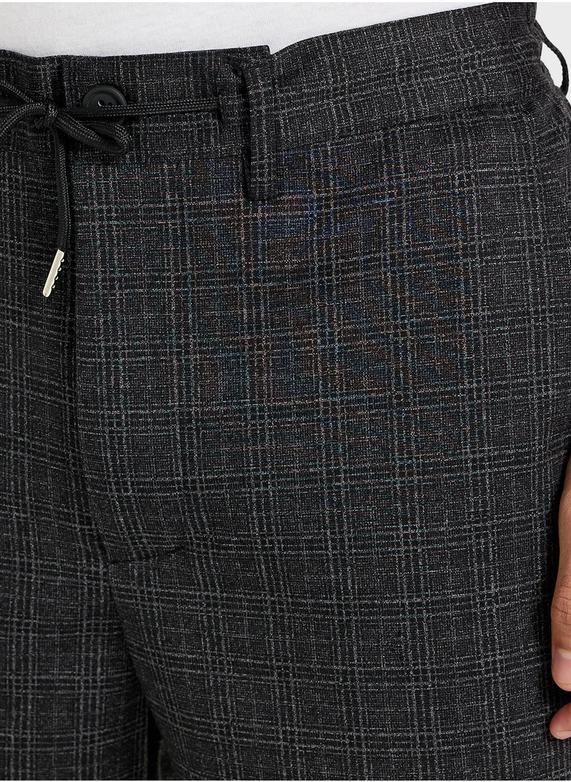 BRAVE SOUL Chino Shorts with Elasticated Waist Drawcord