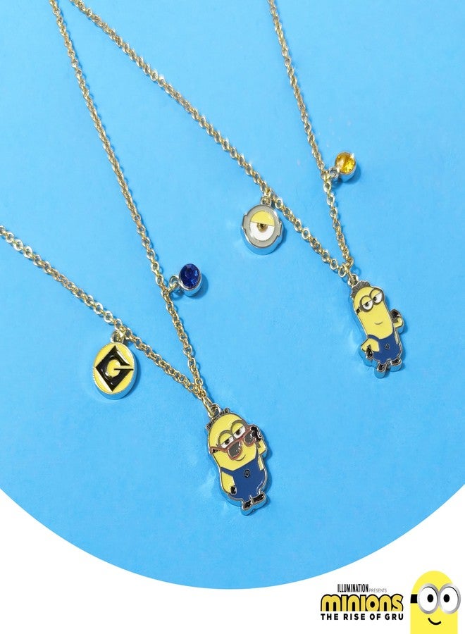 LUV HER Minions BFF Necklace Set, Girls and Boys Friendship Gift for Ages 3+ - Image 4