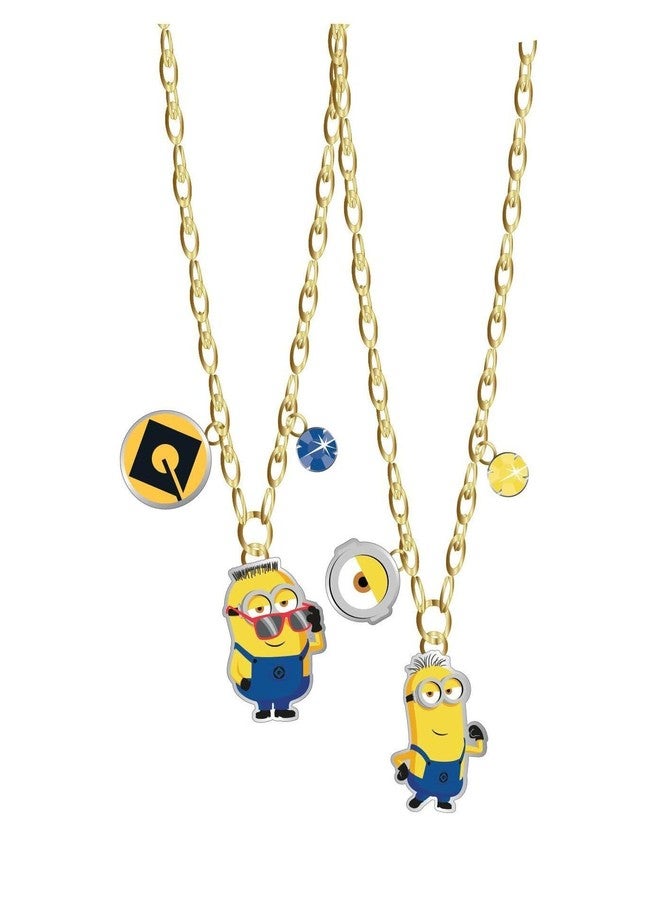 LUV HER Minions BFF Necklace Set, Girls and Boys Friendship Gift for Ages 3+ - Image 1