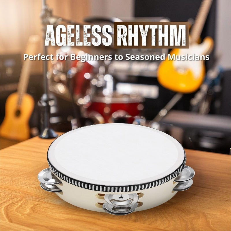 Flexzion All need matching options Musical Tambourine Easy clean surface - Image 4