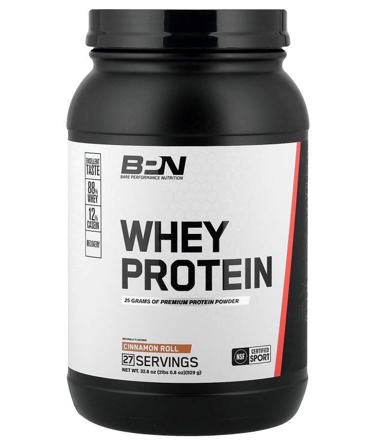 Bare Performance Nutrition Whey Protein Cinnamon Roll 2 lbs 0.8 oz (929 g)