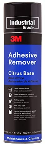 3M Adhesive Remover Citrus Base 6041, Net Wt 18.5 oz, Pale Yellow - Image 1