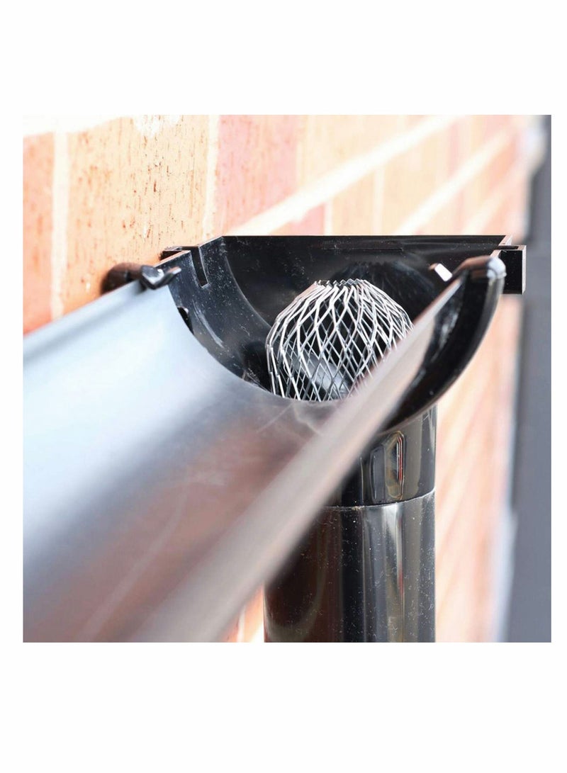 KASTWAVE Gutter Guards, KASTWAVE 3.5 Inch Expandable Aluminium Filter Strainer, Gutter Strainer Gutter Downspout Protectors for Preventing Blockage Leaves Debris (8 Pack)  - Image 4