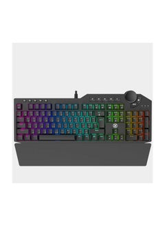 لوحة مفاتيح ميكانيكية للألعاب مضادة للظلال مع أضواء RGB LED E-32