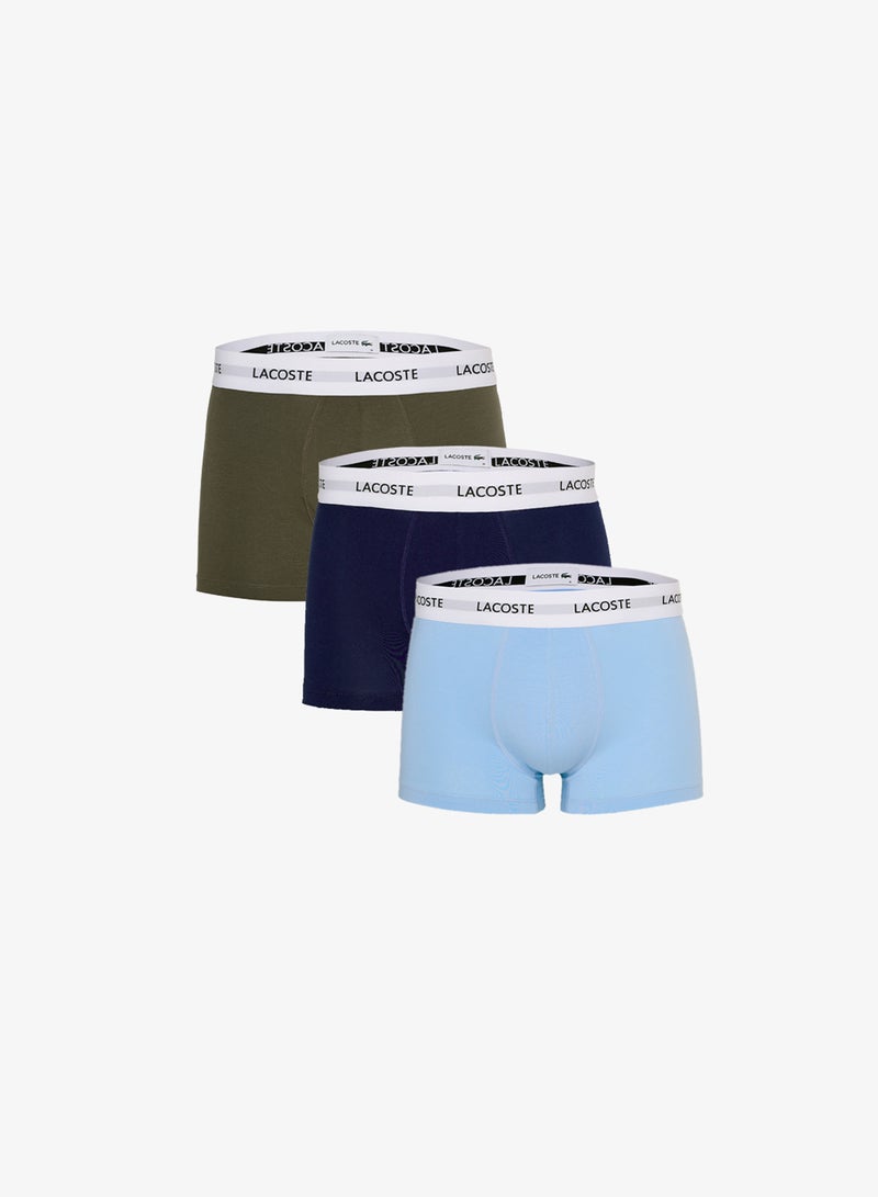 LACOSTE 3 Pack Stretch Trunks - Image 1