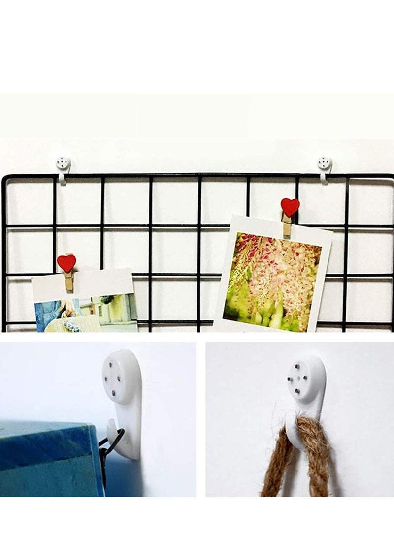 CATANES 48 Pack For Concrete Wall Hanging Hooks with Invisible Nails Large - Image 4