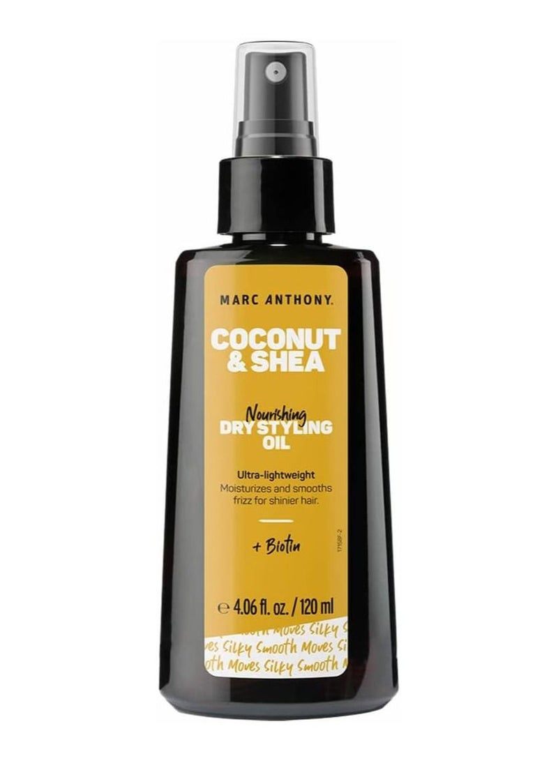 مارك أنتوني زيت التصفيف الجاف المغذي بجوز الهند والشيا 120 مل - Image 1