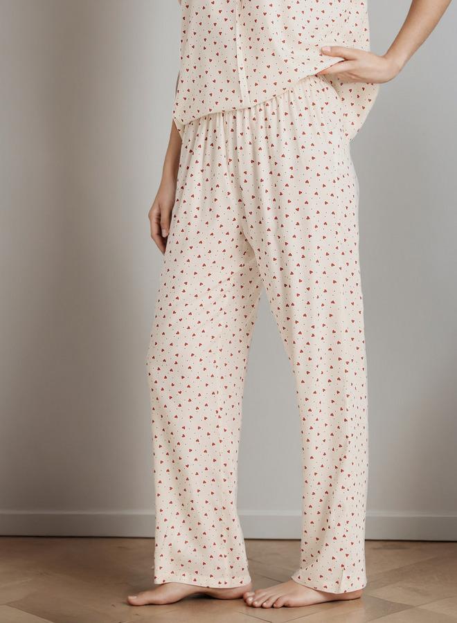 Splash FAV Pyjama Set Button-Down Shirt & Trousers Viscose - Image 3