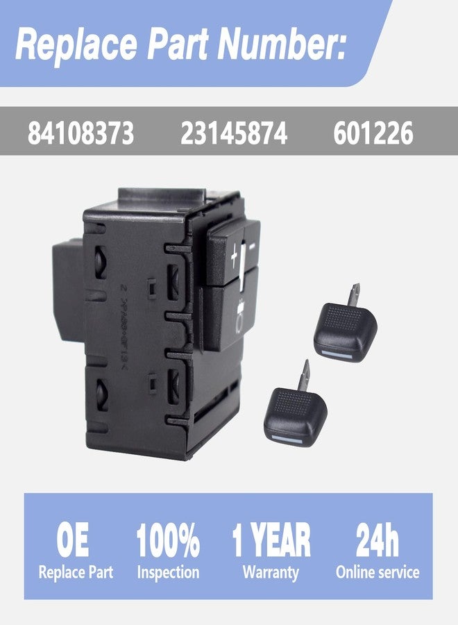 CULMKARI 84108373 Trailer Brake Control Switch Fits Chevy Colorado Silverado Suburban GMC Canyon Sierra Yukon 2014-2021 Replacement Part Number 23145874 601226 - Image 4