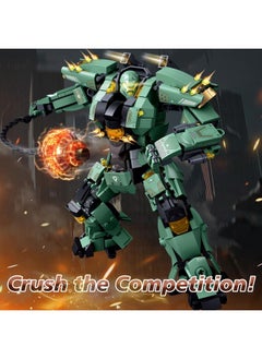 Sluban Annihilation Ranger Transforming Mech Robot Building Toys For Adults, Destroy Warrior City Mecha Action Figure With Weapons, Cool Robots Toys Gift For Boys, 542 Pcs  - Image 2