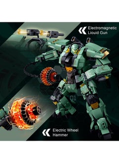 Sluban Annihilation Ranger Transforming Mech Robot Building Toys For Adults, Destroy Warrior City Mecha Action Figure With Weapons, Cool Robots Toys Gift For Boys, 542 Pcs  - Image 4