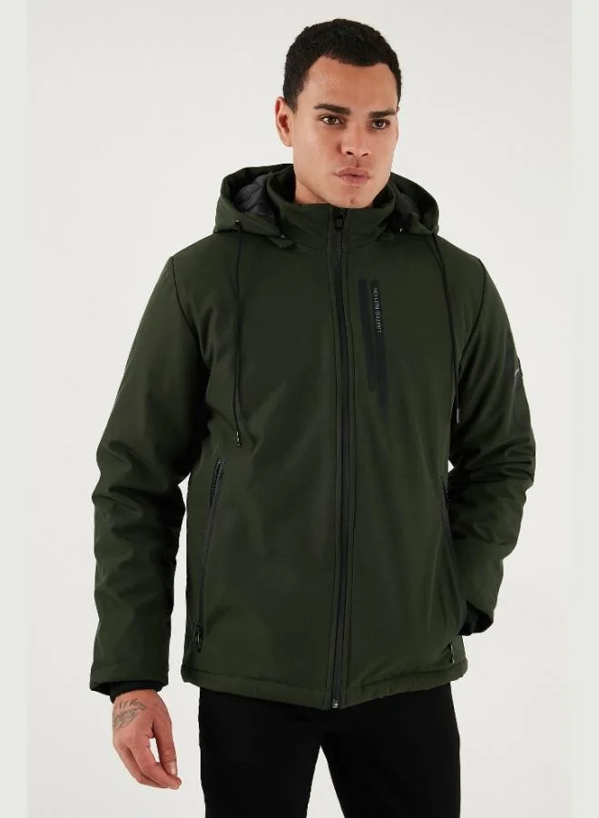 Buratti  Buratti Regular Fit Detachable Hooded Pocket Coat Men's COAT 497ALBERT for Men | Best Price UAE
