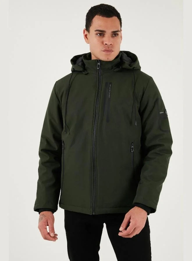 Buratti  Buratti Regular Fit Detachable Hooded Pocket Coat Men's COAT 497ALBERT for Men | Best Price UAE