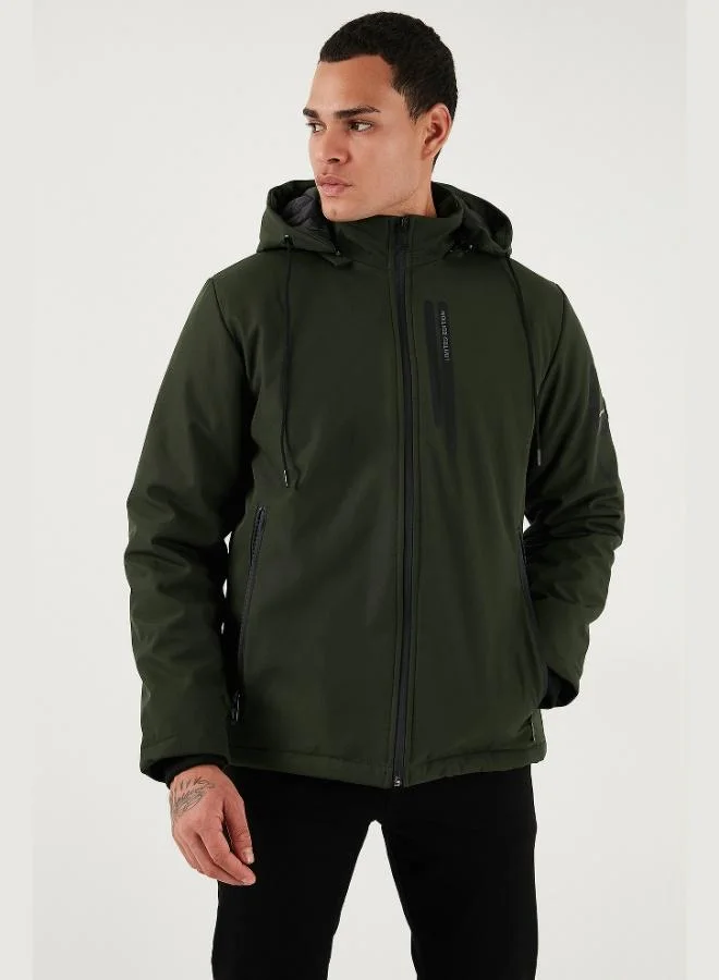 Buratti Regular Fit Detachable Hooded Pocket Coat Men's COAT 497ALBERT