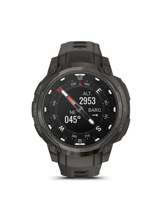Garmin Instinct Crossover AMOLED, Rugged Hybrid GPS Smartwatch with Analog Watch Hands and Bright AMOLED Display, Charcoal with Charcoal Silicone Band Charcoal - Image 3