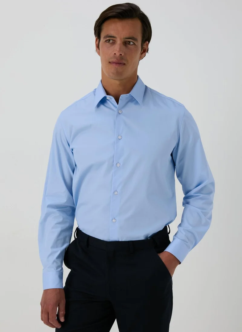 Matalan Taylor & Wright Blue Regular Fit Shirt