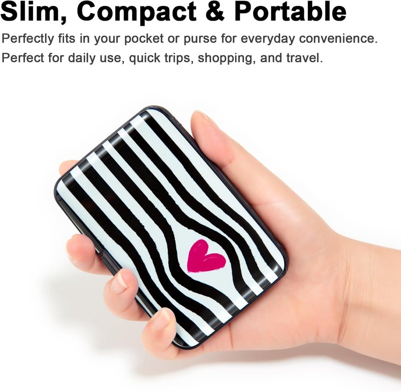 Kaabao Credit Card Holder Small RFID Blocking Wallet Business Metal Slim Mini Aluminum Hard Case for Women Men - Image 2