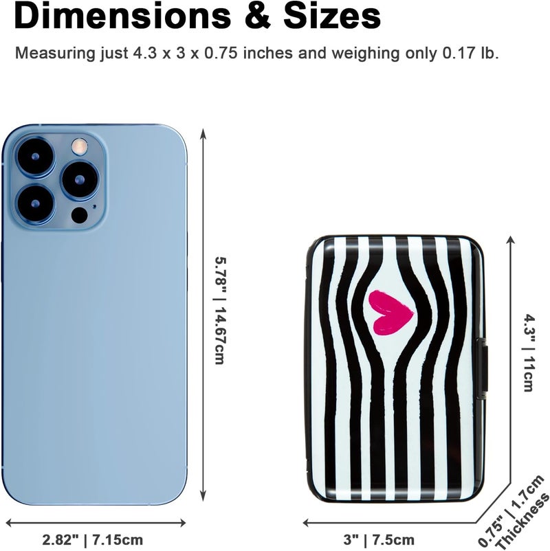 Kaabao Credit Card Holder Small RFID Blocking Wallet Business Metal Slim Mini Aluminum Hard Case for Women Men - Image 4