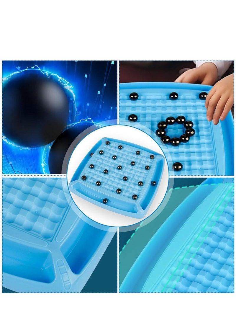 Magnetic Chess Game with New Pieces 2024 Family Game Board Tabletop Rock Puzzle for Christmas for Kids and Adults, by Quizd Fu, Child - Image 3