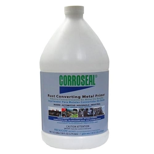 Corroseal Water-Based Rust Converter Metal Primer, Rust Converter - 1 Gallon - Image 1