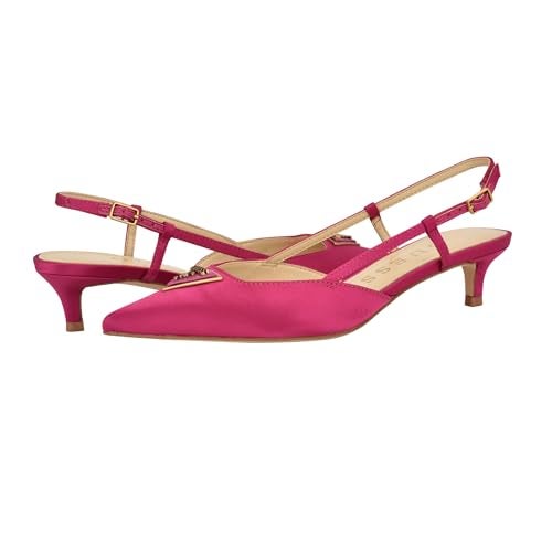 Guess Women's JESSON Pump, Medium Pink Satin 660, 7.5 - Image 2