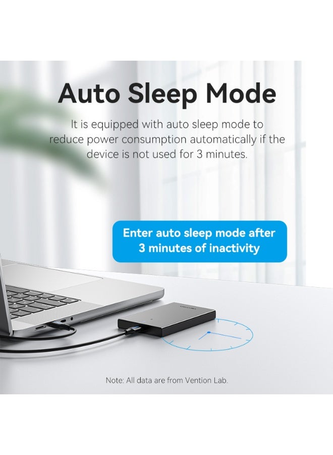 VENTION 2.5 INCH SATA HARD DRIVE ENCLOSURE (USB 3.1 GEN 2-C) Model # KPBB0 - Image 5