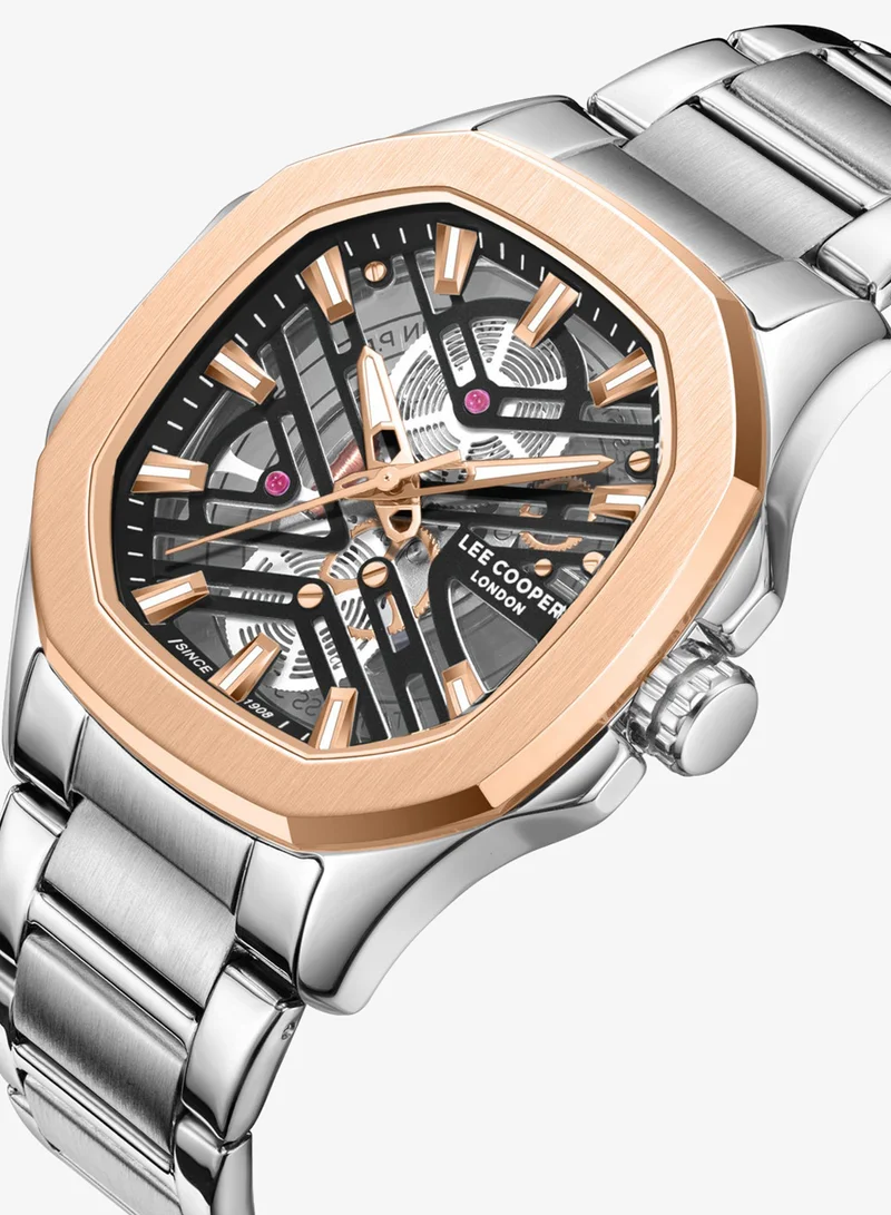 لي كوبر Men's METAL Analog Watch LC08246.550 - 45,1X51,5 mm