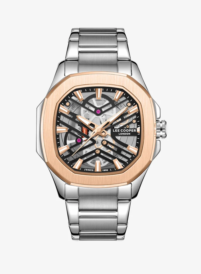 لي كوبر Men's METAL Analog Watch LC08246.550 - 45,1X51,5 mm