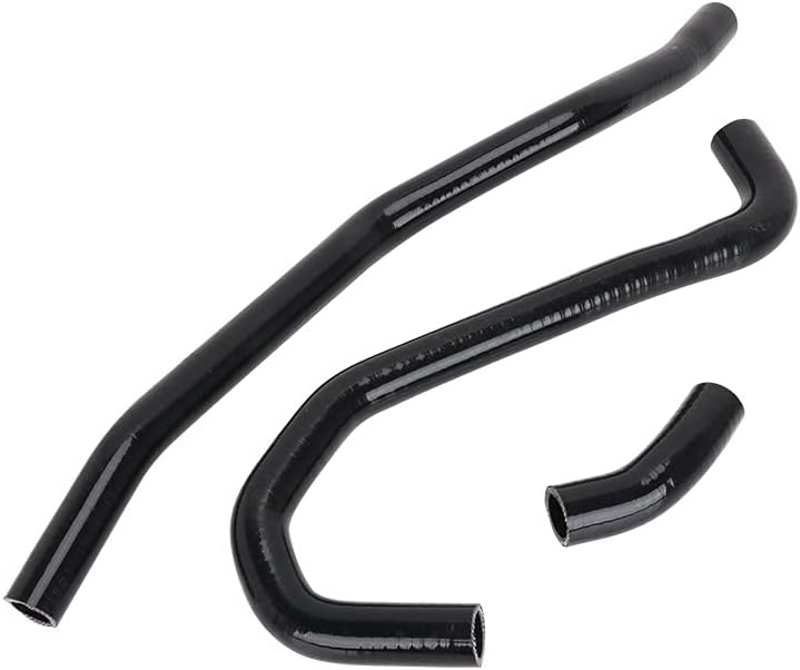 Wacece ATV Radiator Coolant Hoses Silicone for Raptor 700 700R YFM 700 2006-2024 Black - Image 5