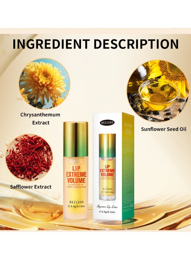 ميجيسو Day and Night Dual-bottle Lip Plumping Serum Set,Enhances Lip Contour and Provides Hydration. - Image 5