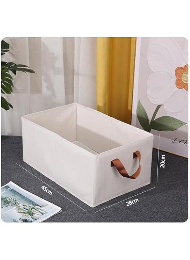 MIXDE 2 Pack Clothes Storage Boxes Wardrobe organizer box,With handle foldable Used for organizing and storing clothing toys and books - Image 2