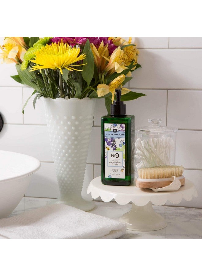 Via Mercato Liquid Soap Shea Butter Enriched (12 Oz) No. 9 Grape Black Currant & Musk  - Image 2